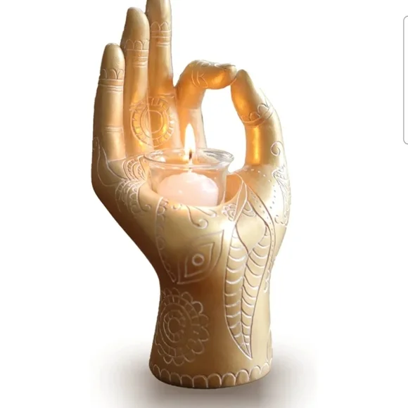 Gold Tealight Holder - Picture 1 of 5